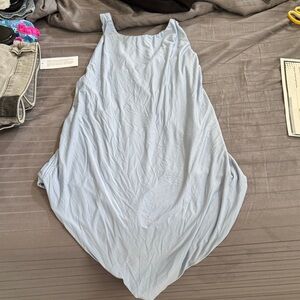 Aerie criss cross Light Blue Women's Bodysuit NWOT
